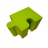 Puzzle puf model 1